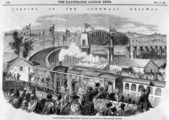 ‘Opening of the Cornwall Railway’  1859.