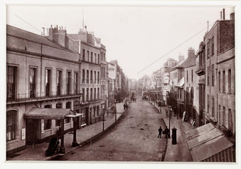'Cheltenham High Street'  c 1880.