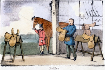 'Saddles'  c 1845.