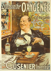 ‘L'Absinthe Oxygenee Cusenier’  1896.