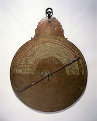 Large Hindu planispheric astrolabe  1870.