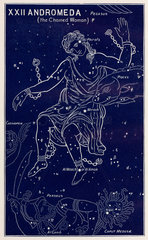The constellation of Andromeda (the Chained Woman)  1895.