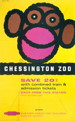 'Chessington Zoo’  BR poster  1961.