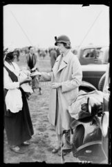 Palm-reading at the races  1934.