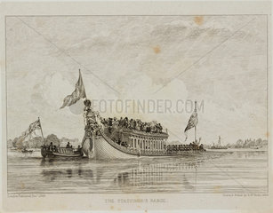 ‘The Stationer's Barge’  1829.