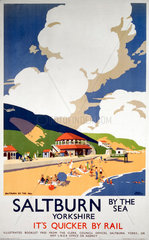 'Saltburn-by-the-Sea'  LNER poster  1923-1947.