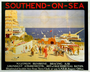‘Southend-on-Sea’  LNER poster  1923-1947.