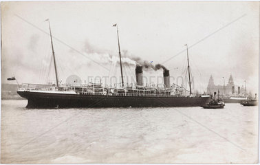 Mersey Ferry  Liverpool  c 1912.