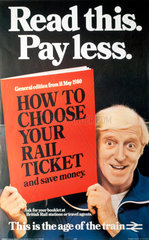 ‘Read This - Pay Less’  BR(CPU) poster  1980.