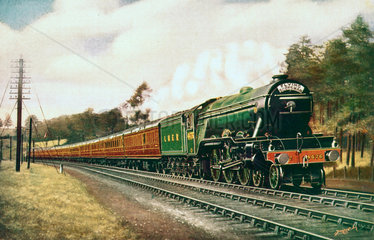 'Royal Lancer' LNER 4-6-2 steam locomotive  c 1930.