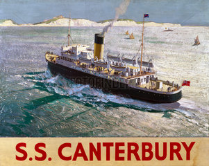 ‘SS Canterbury’  c 1923-1926.