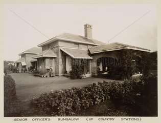 Officers' bungalow  India  c 1930.