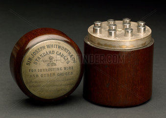 Whitworth standard gauges  1869-1897.