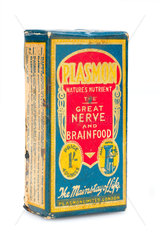 Plasmon ‘nerve and brain food'  1900-1950.