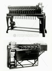 Hollerith sorting machine and tabulating machine  1924.