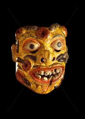 Painted face mask  Sri Lankan  1771-1860.