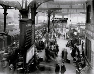 Manchester Victoria station  27th August 1927.