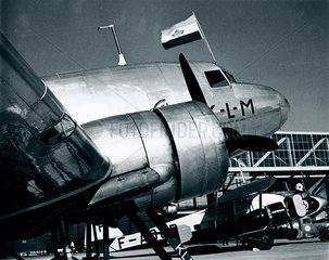 Douglas DC-3 of the KLM Airline  late 1930s.