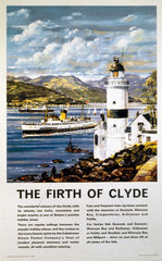 ‘The Firth of Clyde’  BR poster  c 1960.