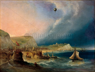 The first balloon crossing of the English Channel  7 January 1785.