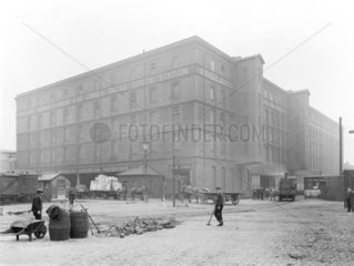Warehouse at Sandon and Canada Dock goods depot  Liverpool  c 1924.