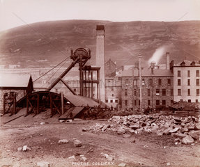 Pentre Colliery  Rhondda Cynon Taff  Wales  1880-1895.