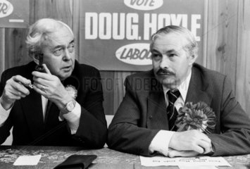 Harold Wilson and Douglas Hoyle  by-election campaign  July 1981.