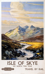 ‘Isle of Skye’  BR poster  c 1960.