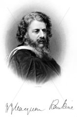 William John MacQuorn Rankine  Scottish civil engineer  c 1860-1869.