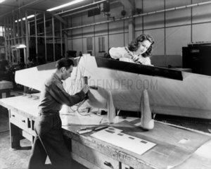 Flying boat construction  Ohio  USA  1944.