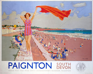 'Paignton’  GWR poster  1937.