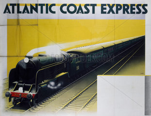 ‘The Atlantic Coast Express’  SR poster  1935.