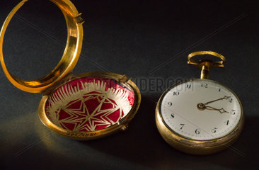 Pocket watch belonging to J C Lettsom. 1774-1802.