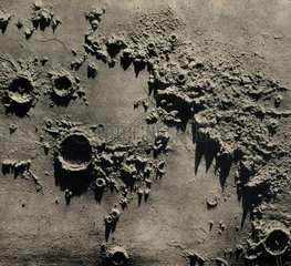 Model of lunar craters centred on the Apennine Mountains  1850-1871.