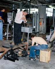 Nazeing Glassworks  c 1980.
