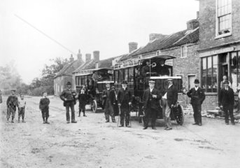 Railway buses at Beeford  1903.
