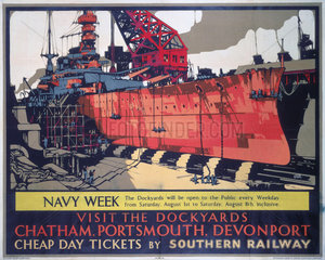 'Navy Week’  SR poster  1930.
