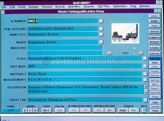 Multi MIMSY main screen  1996.