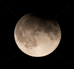 Lunar eclipse  United Kingdom  7 September 2006.