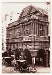 'Exeter  the Guildhall'  c 1880.
