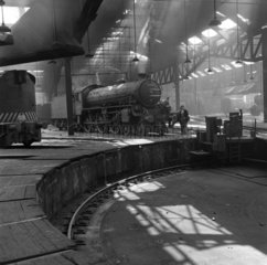 York engine shed  c 1954.