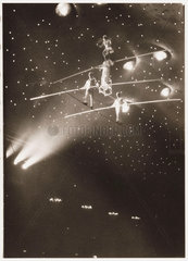 Tightrope walkers  c 1930.