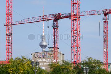 Berlin  Deutschland  Baustelle Wertheim-Areal