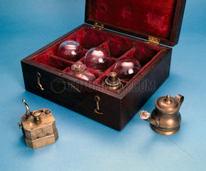 Cupping set used by Edward Jenner  late 18th century.