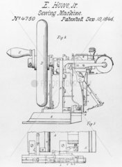 Howe's sewing machine  c 1846.