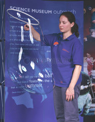‘Bubble Show’  Science Museum  London  October 2000.