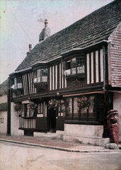 Half-timbered building  1910-1915.