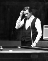 Alex Higgins  Irish snooker player  1986.