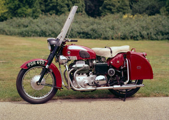 Ariel Square Four motorcycle  1959.
