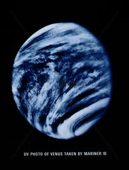 Clouds of Venus  photographed in ultra-violet light by Mariner 10  1974.
